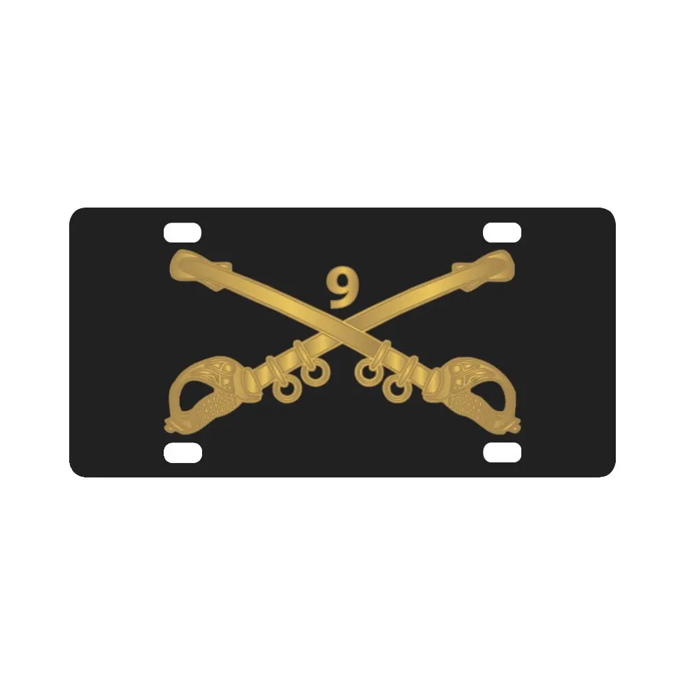Army - 9Th Cavalry Branch Wo Txt X 300 Classic License Plate 1