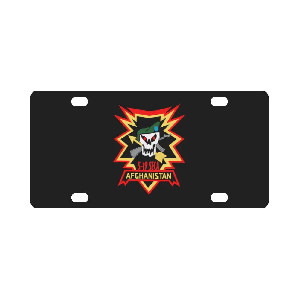 Sof - 5Th Bn 19Th Sfg - Afghanistan - Gb Classic License Plate 1
