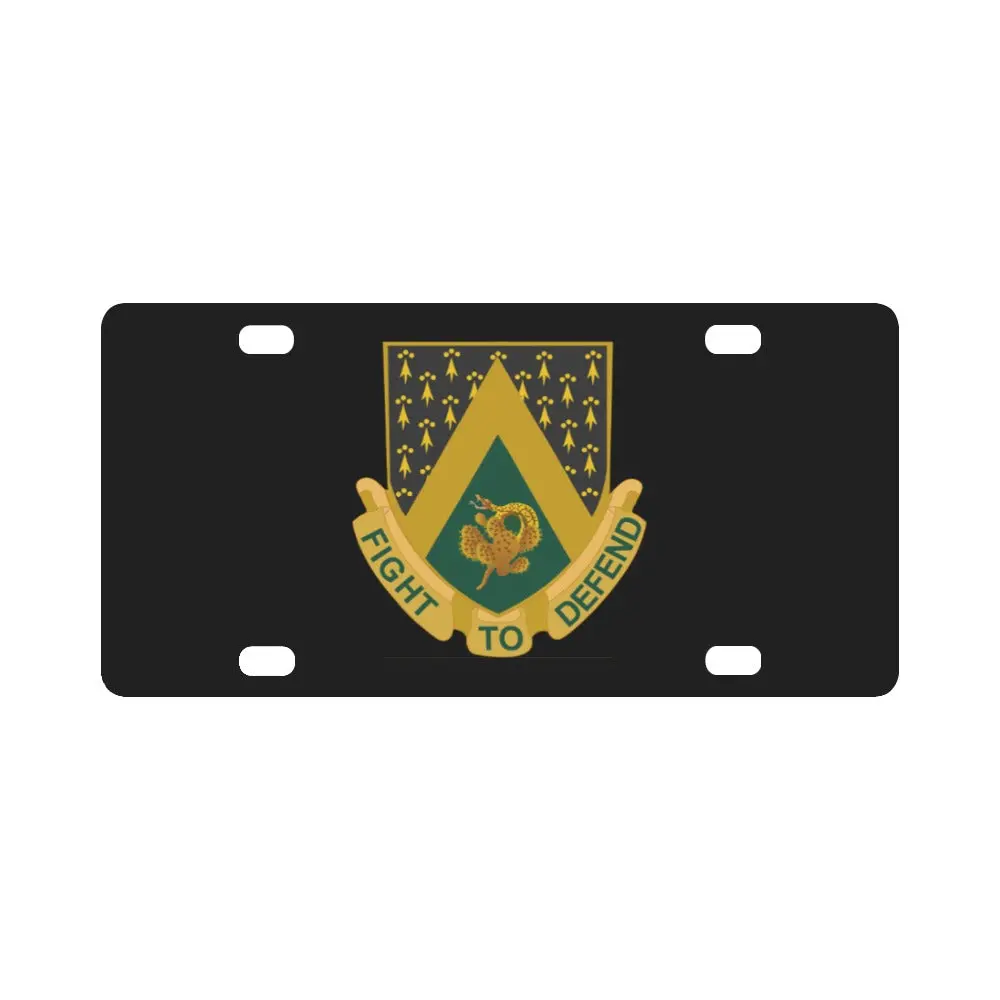 Army - 240Th Cavalry Regiment Dui Wo Txt X 300 Classic License Plate 1