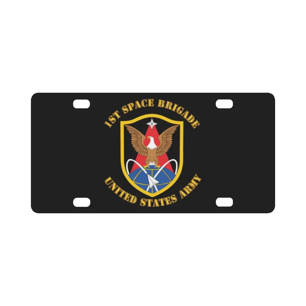 Army - 1St Space Brigade - Ssi Classic License Plate 1