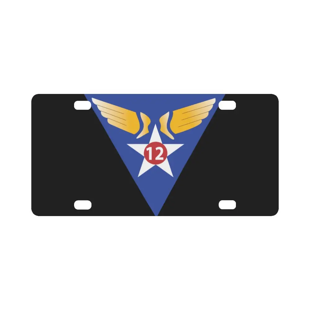 Ssi - Aac - 12Th Air Force Wo Txt X 300 Classic License Plate 1