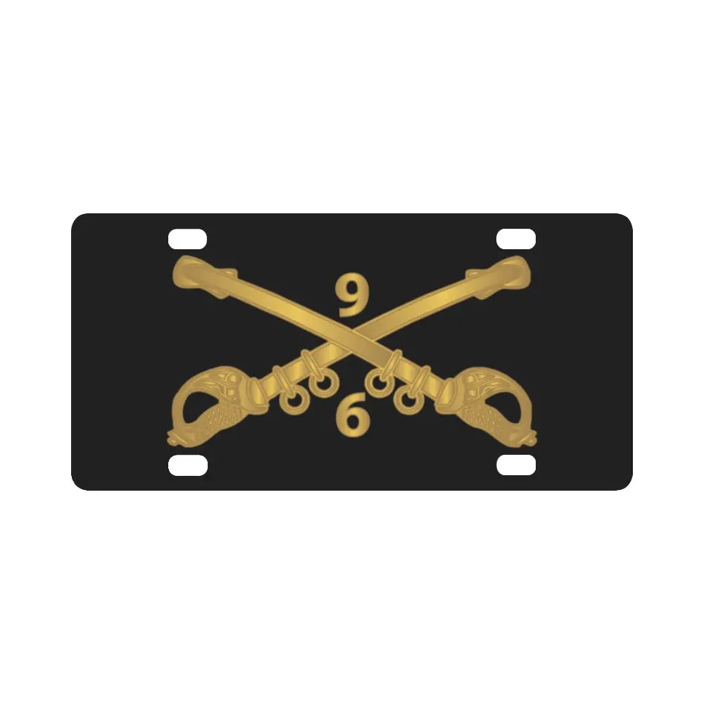 Army - 6Th Squadron, 9Th Cavalry Branch Wo Txt X 300 Classic License Plate 1