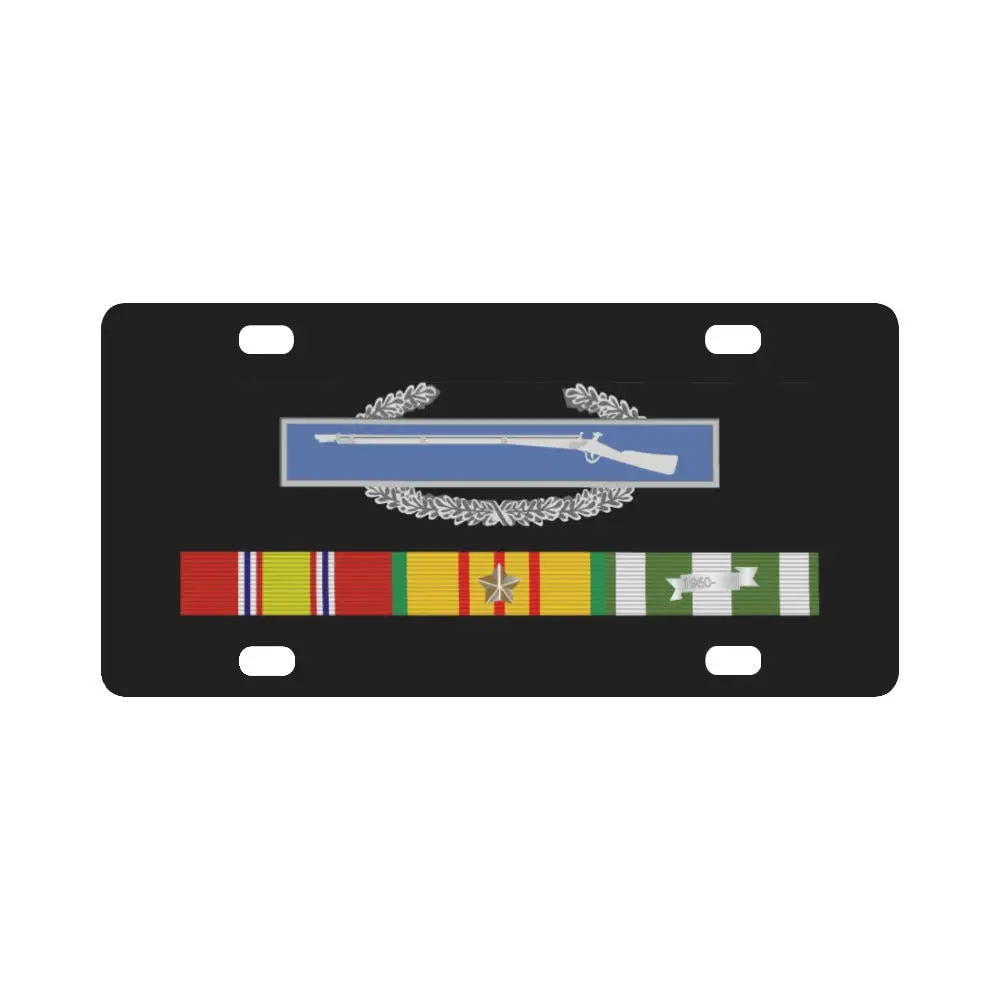 Army - Vietnam Ribbons Svc Bar W Cib Classic License Plate 1