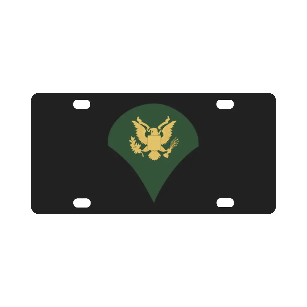 Army - Specialist E-4 (Sp4 ) X 300 Classic License Plate 1