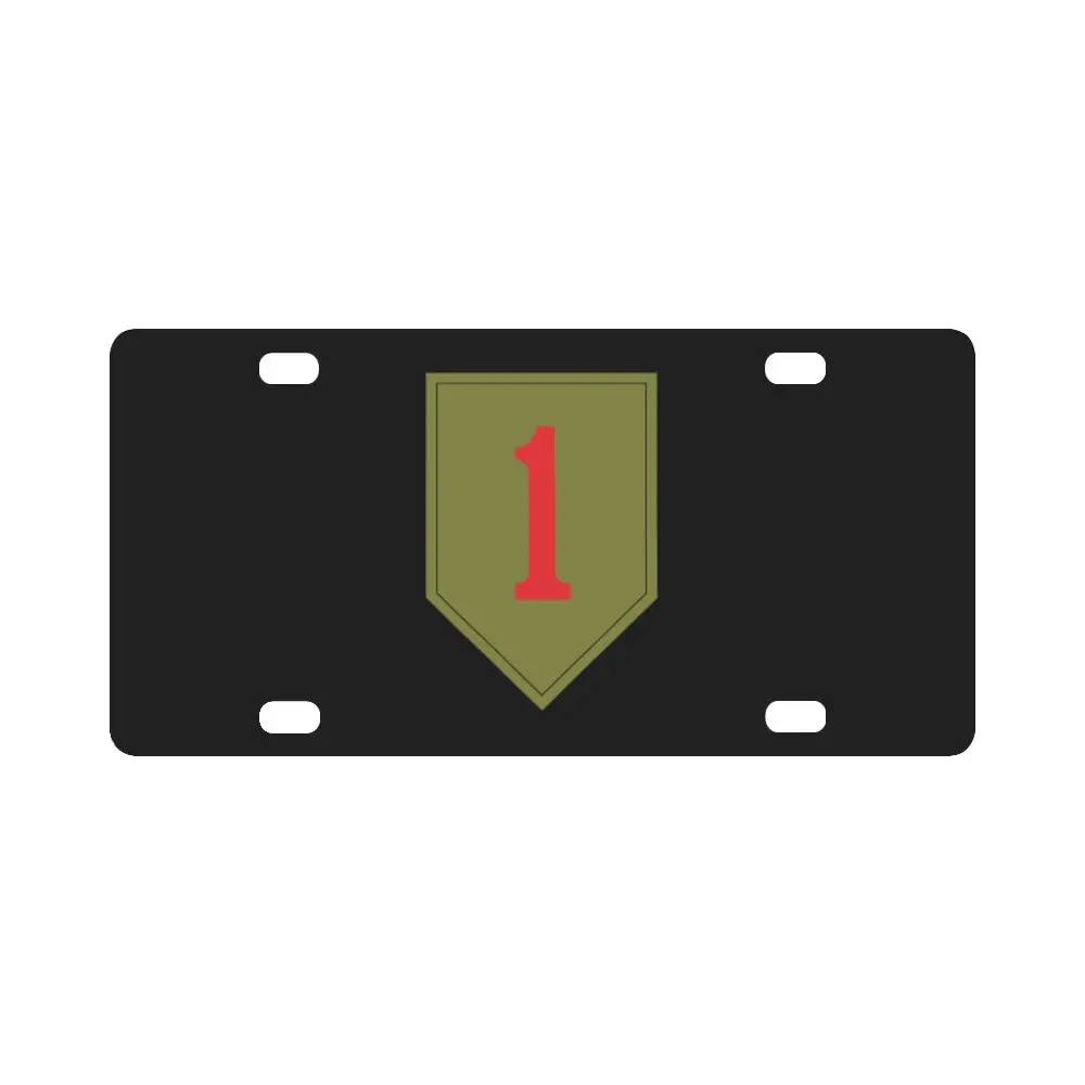 Ssi - 1St Infantry Division Wo Txt X 300 Classic License Plate 1