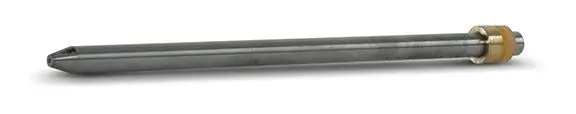 1-11277-040-40R .281" Od, .040" Id, 4" Long Roctec® 500 Nozzle With Ring 1