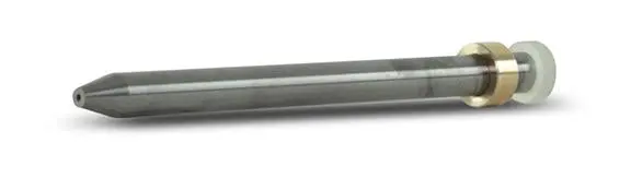 1-12779-040-30R .281" Od, .040" Id, 3" Long Roctec® 100 Nozzle With Ring 1