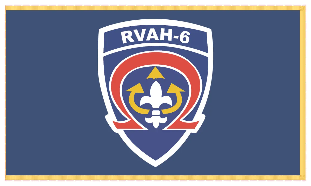 Rectangle Flags - Reconnaissance Attack Squadron 6 (Rvah-6 1