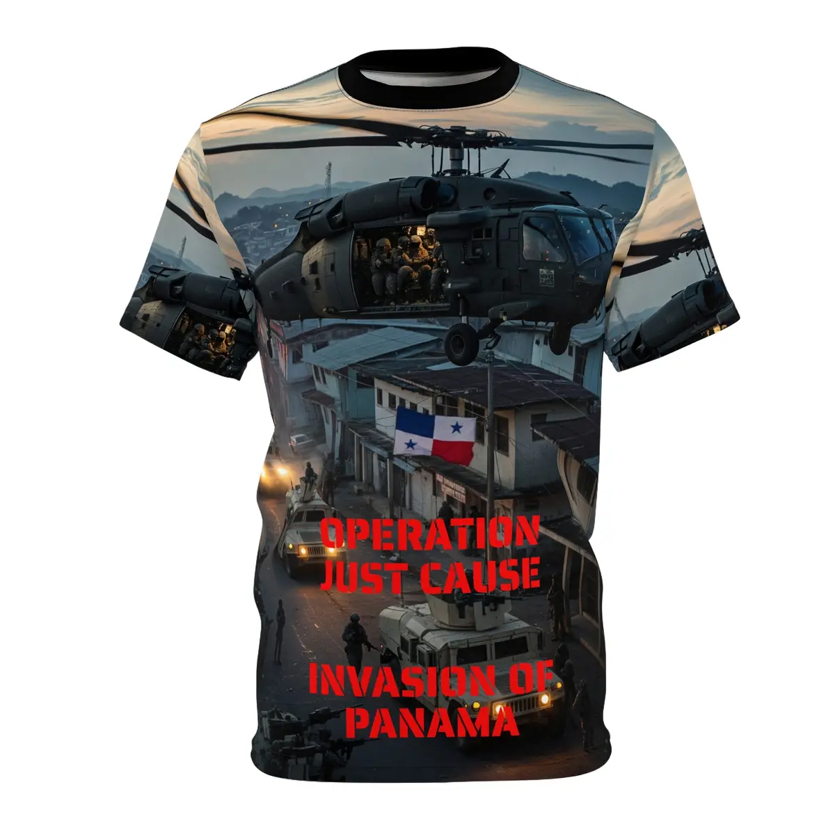 Operation Just Cause Invasion Of Panama Tee | Military History Tee 1