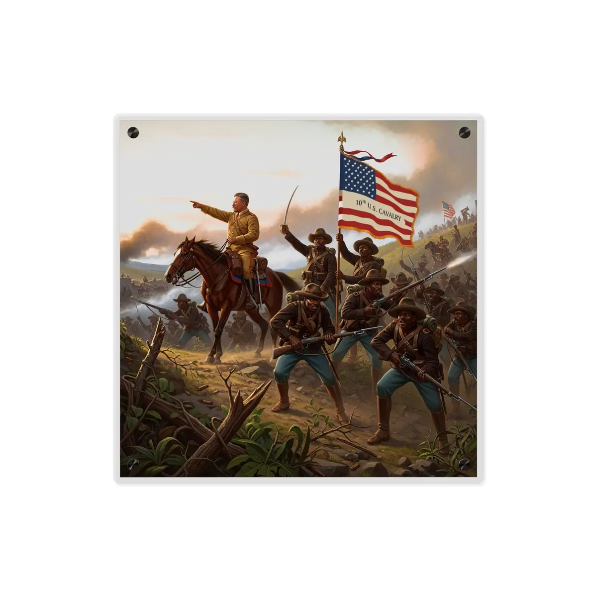 Acrylic Wall Art Panel - Charge Up Janjuan Hill 11