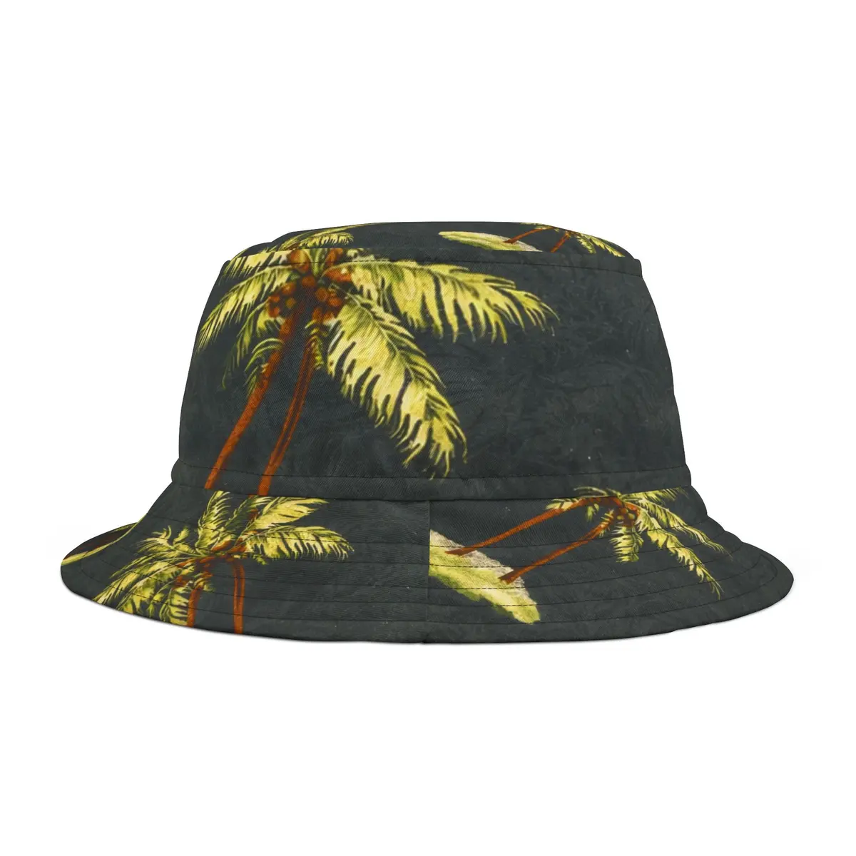 Palm Tree Surf Bucket Hat – Tropical Summer Aop 1