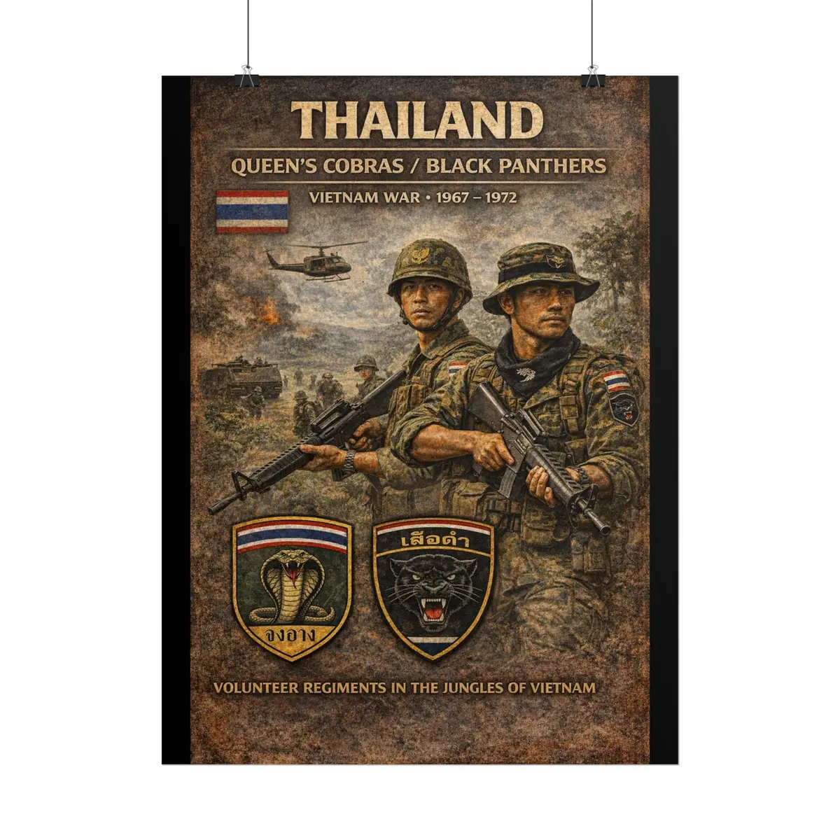 Posters - Thailand's War Heroes Cobras And Panthers 13