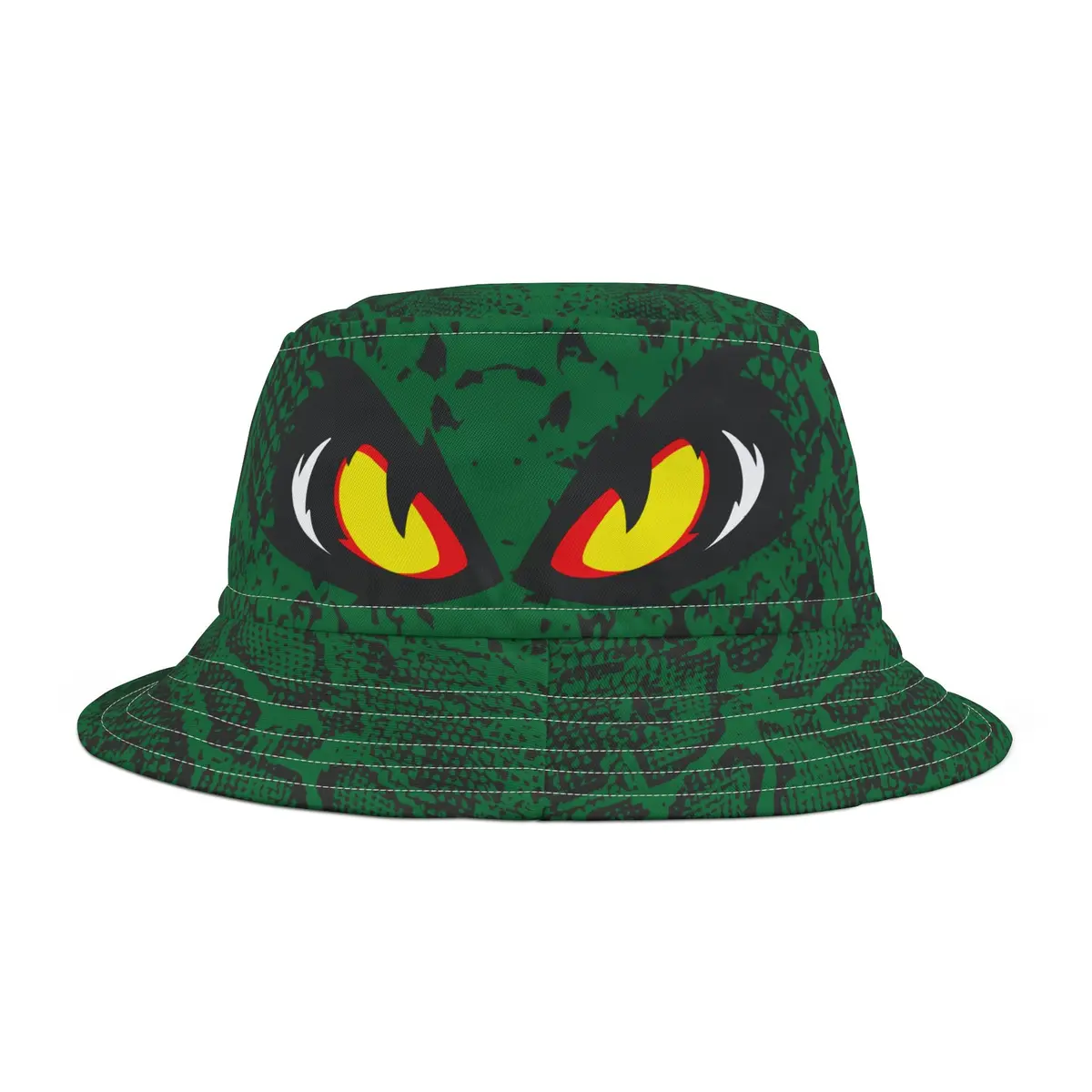 Aop Bucket Hat - Snake Eyes - Dark Green 2