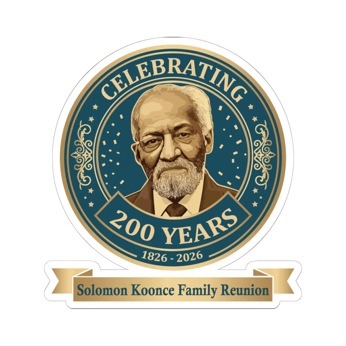 Kiss-Cut Stickers - Solomon Koonce Family Reunion 7