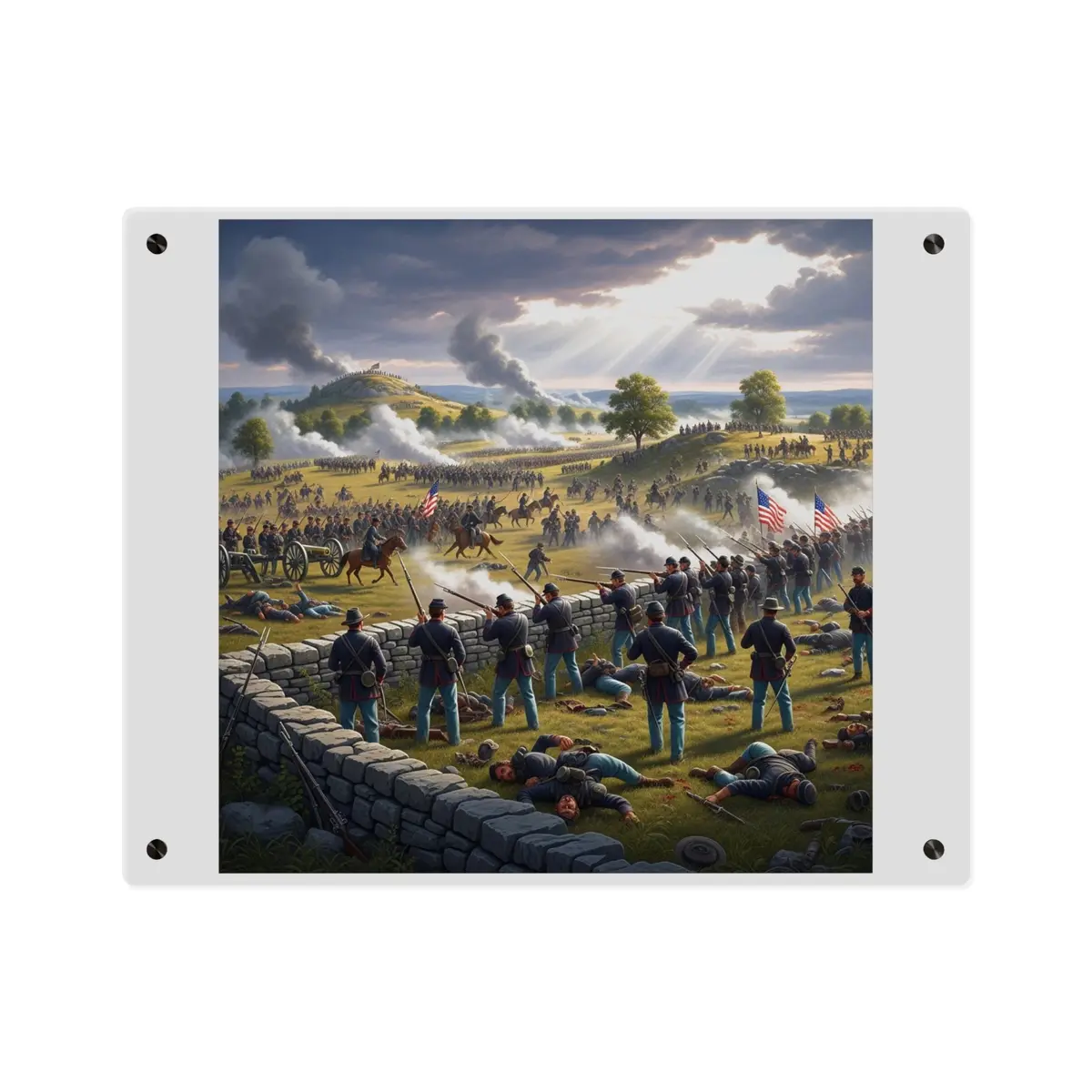 Acrylic Wall Art Panel - Battle Of Gettysburg 4