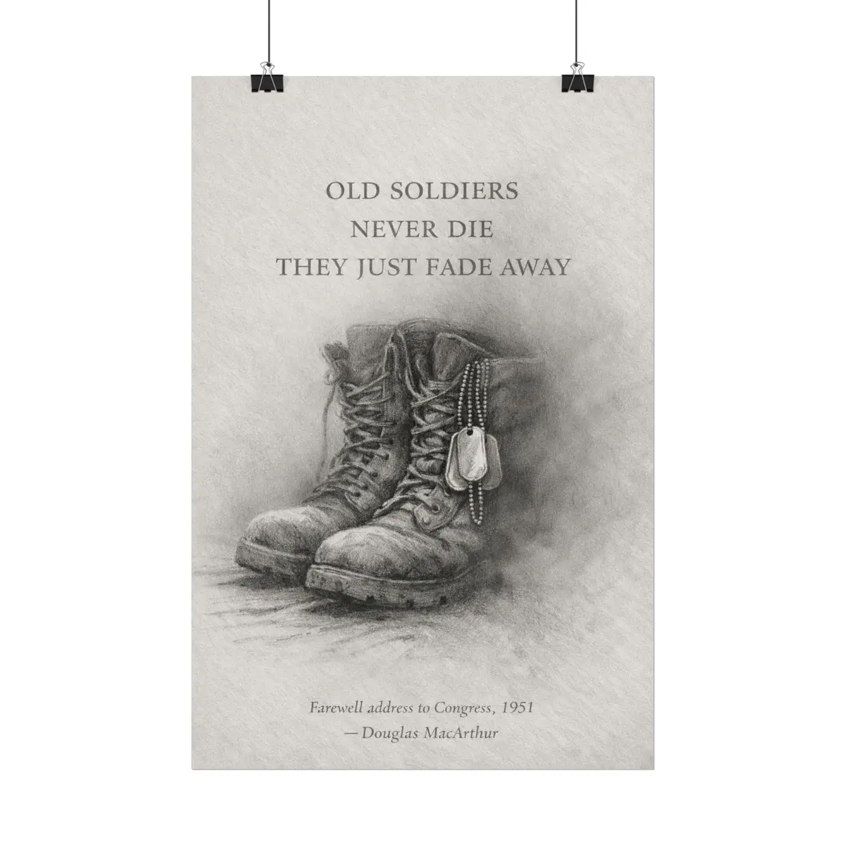 Posters - Old Soldiers Never Die 15