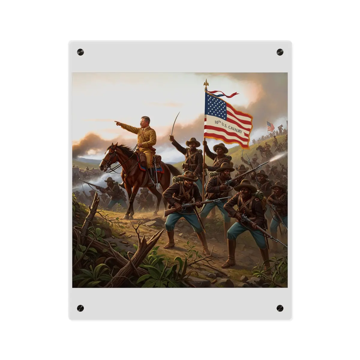 Acrylic Wall Art Panel - Charge Up Janjuan Hill 8