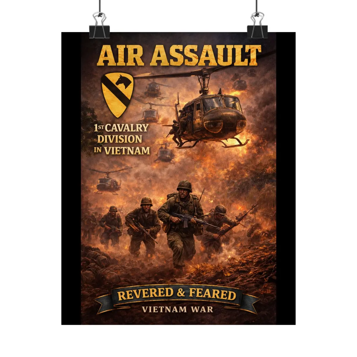 Matte Poster - 1St Cavalry Division In Vietnam 1