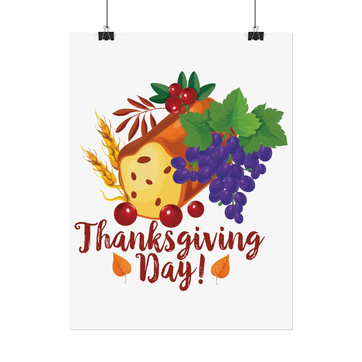 Rolled Poster - Thanksgiving Day - Bread 5