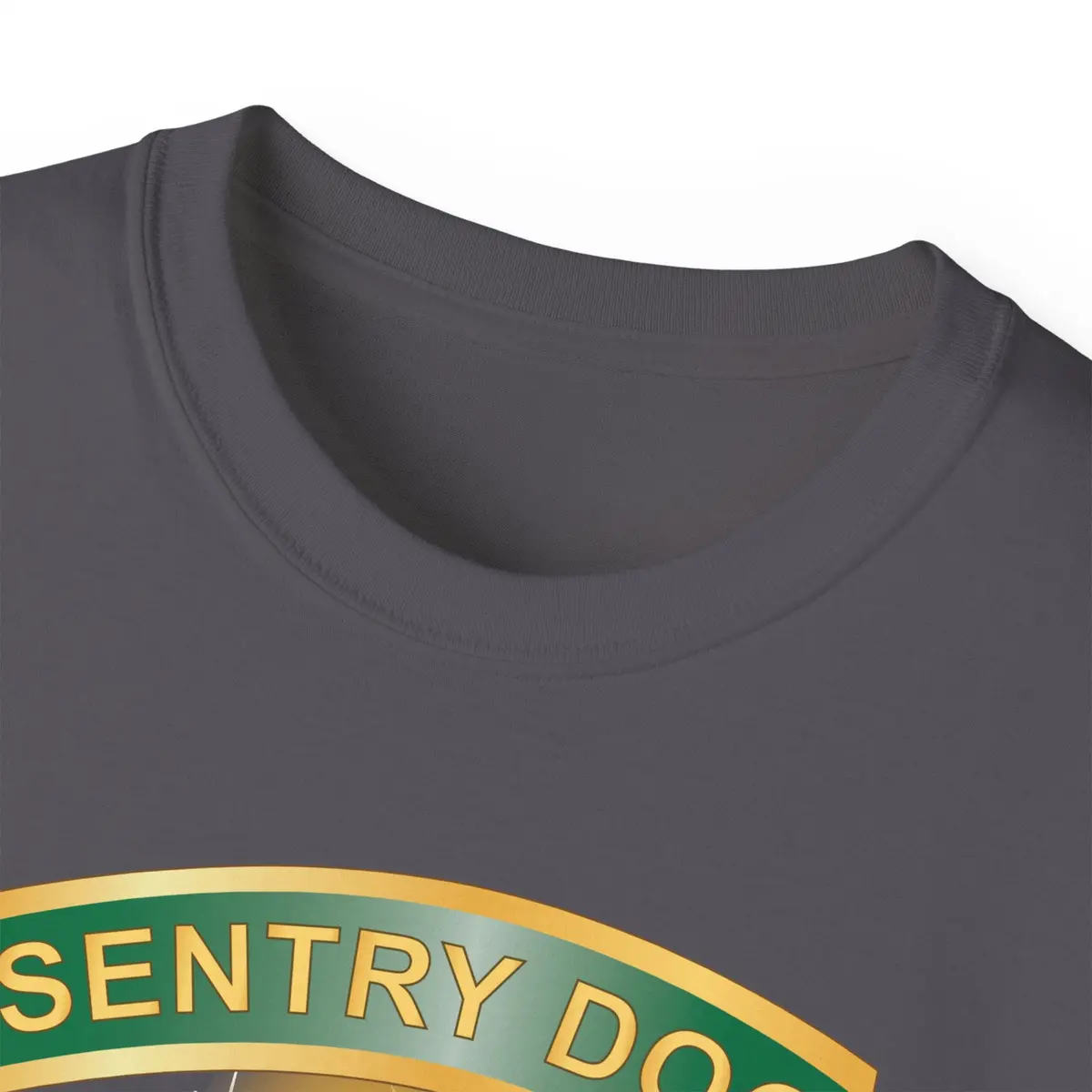 Unisex Ultra Cotton Tee - Army - Sentry Dog - 212Th Military Police Company - Dog Fire W Br - Ribbon Vietnam War Veteran W Vn Svc X 300 42