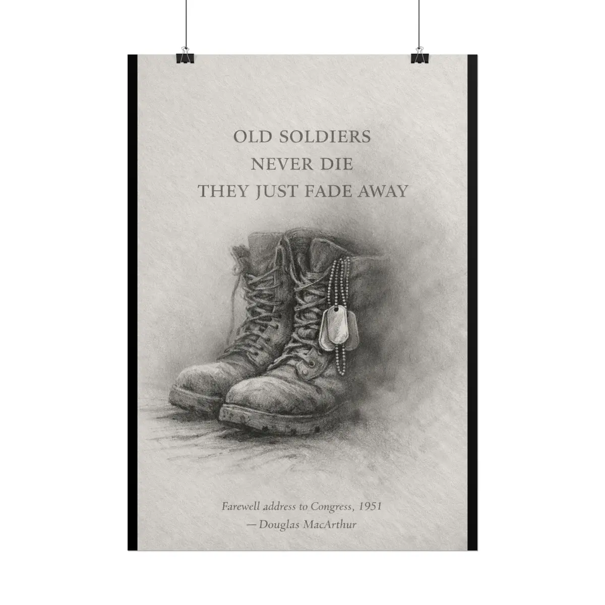 Posters - Old Soldiers Never Die 11