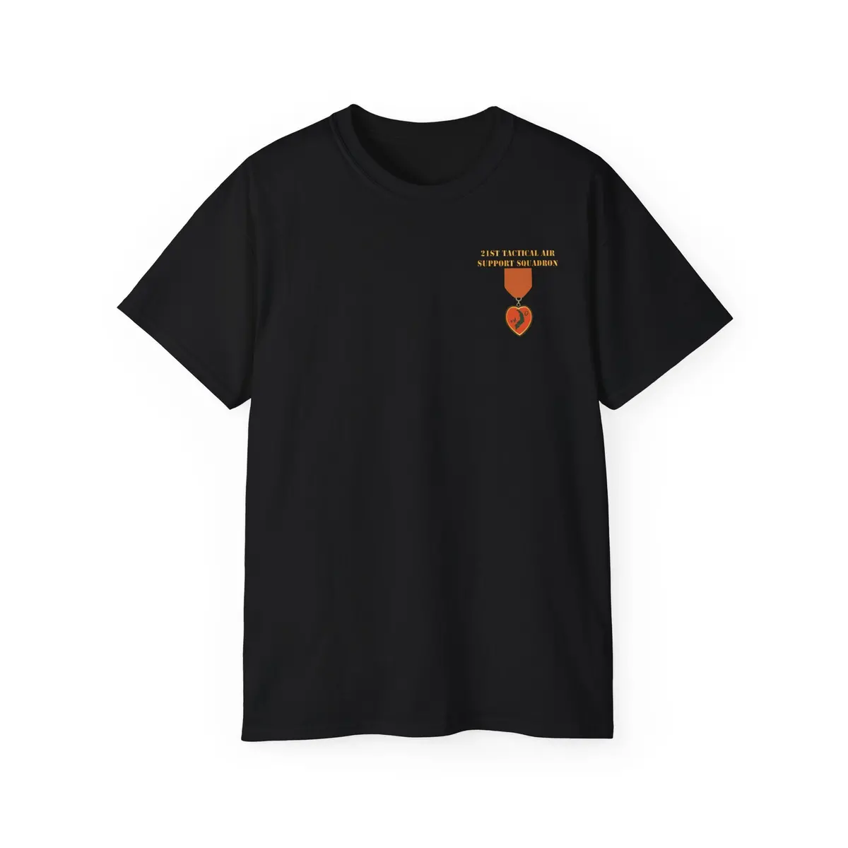 Unisex Ultra Cotton Tee - 21St Tactical Air Support Squadron W Agent Orange Medal - Front V1 1