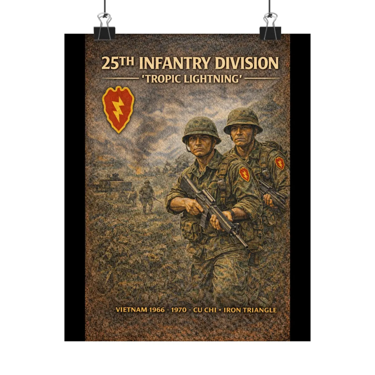 Matte Poster - 25Th Infantry Division - Tropic Lightning 1