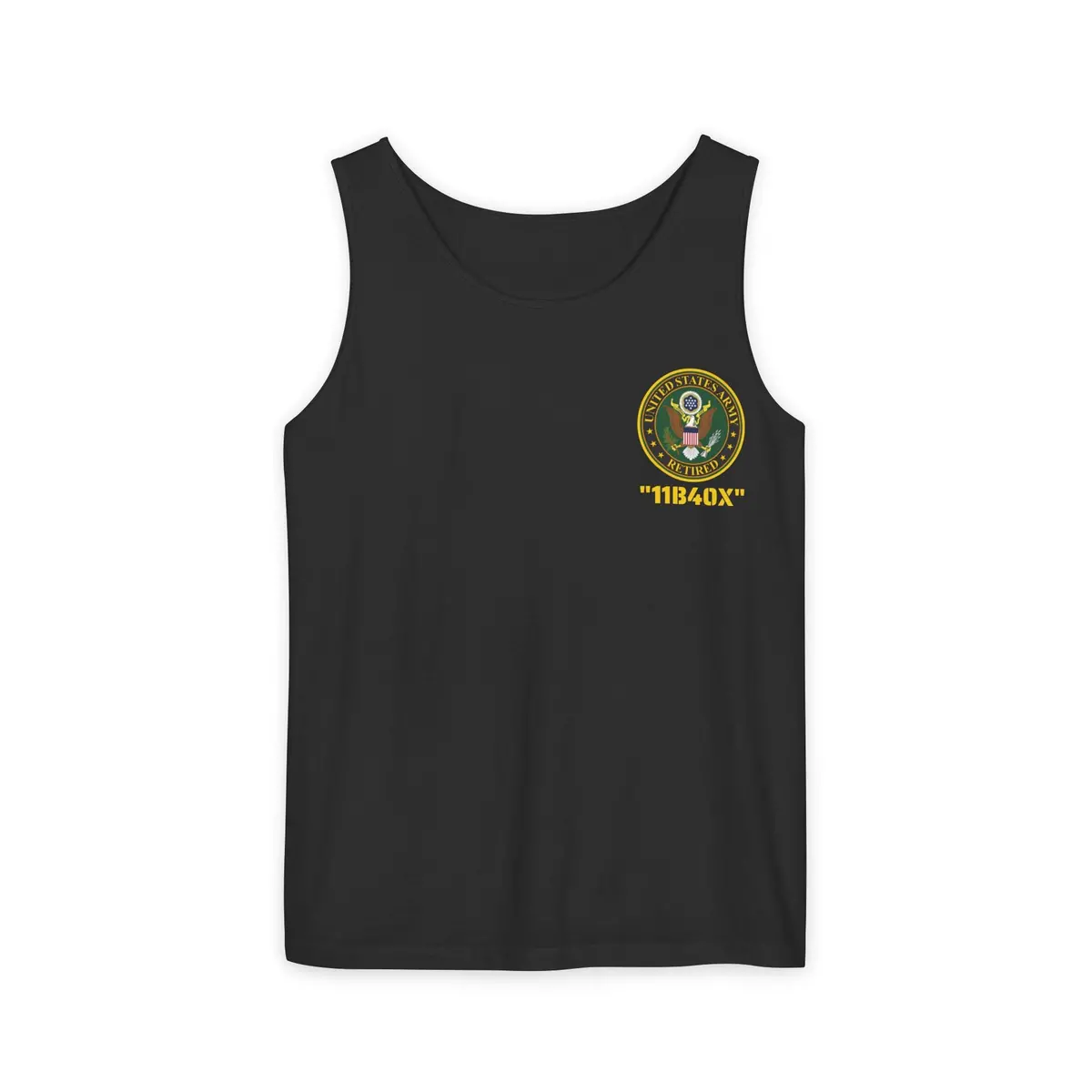 Unisex Garment-Dyed Tank Top - 11B40x - Senior Infantryman 1
