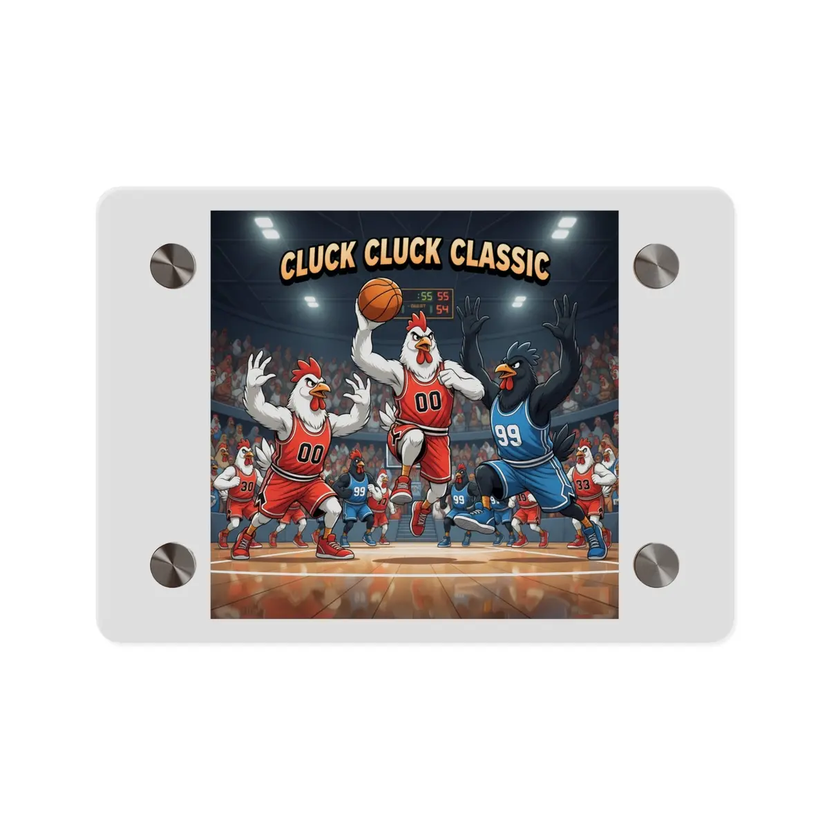 Acrylic Wall Art Panel - Chicken Classic 1