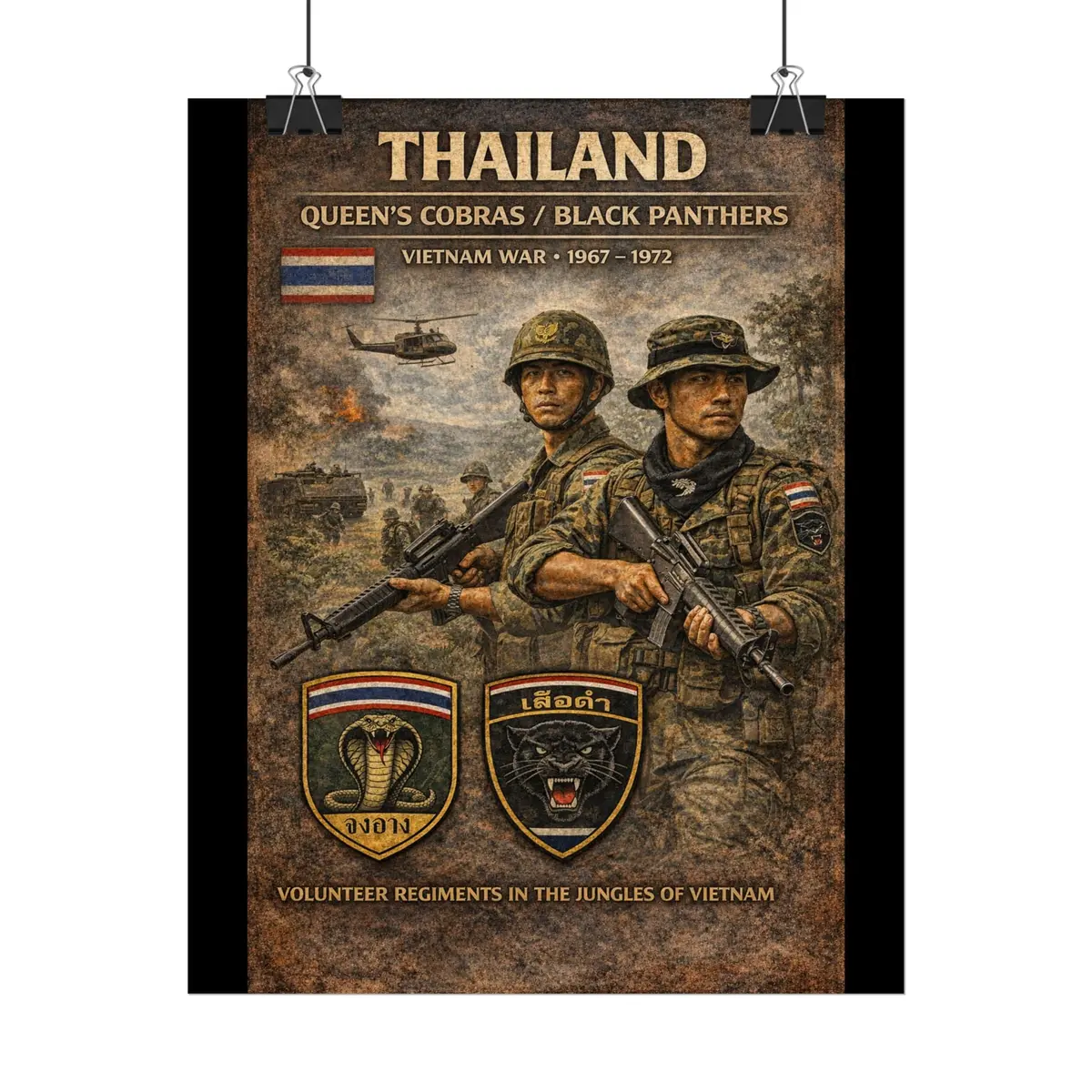 Posters - Thailand's War Heroes Cobras And Panthers 13