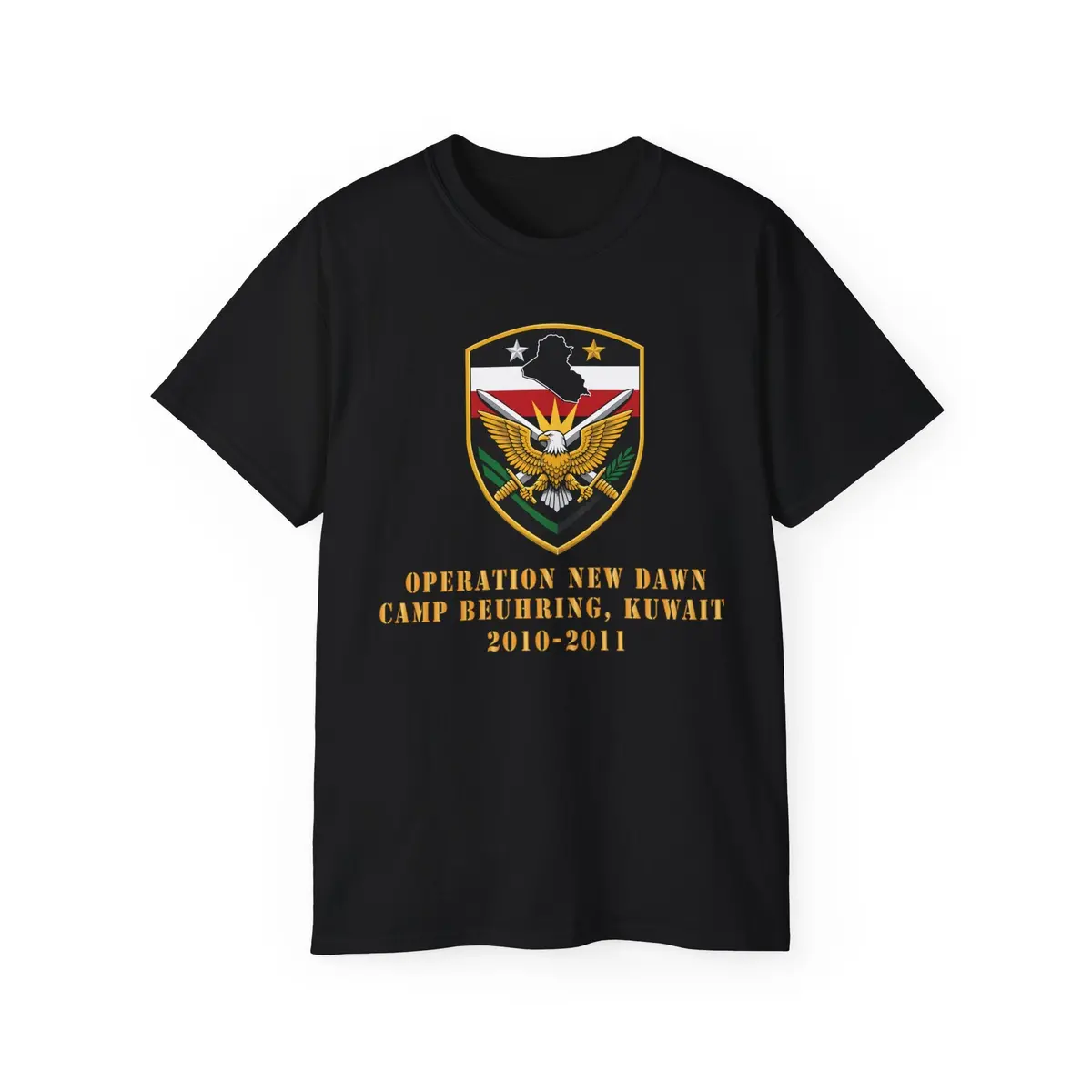 Unisex Ultra Cotton Tee - Operation New Dawn - Camp Beuhring, Kuwait - 2010-2011 - T-Shirts - Classic 4
