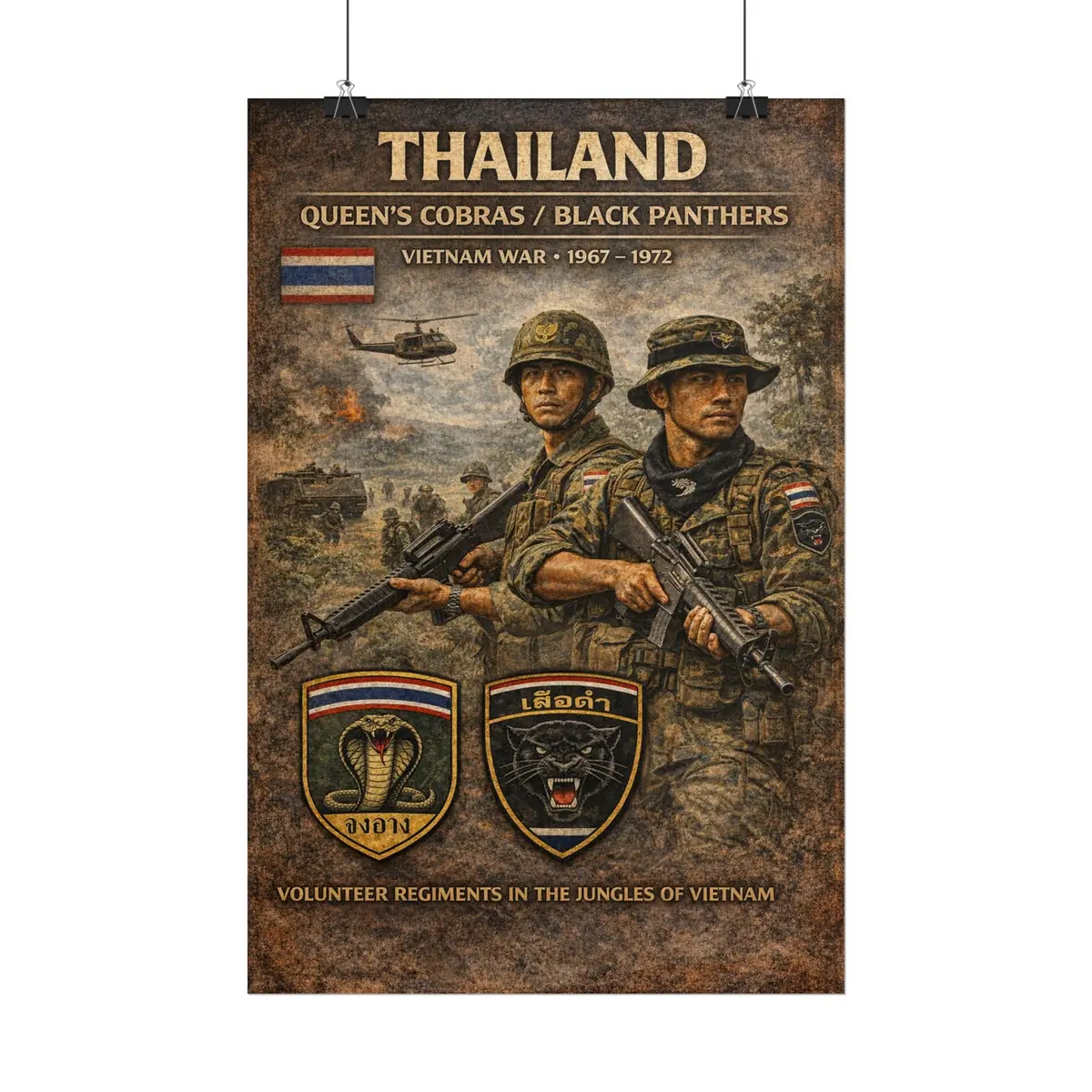 Posters - Thailand's War Heroes Cobras And Panthers 10