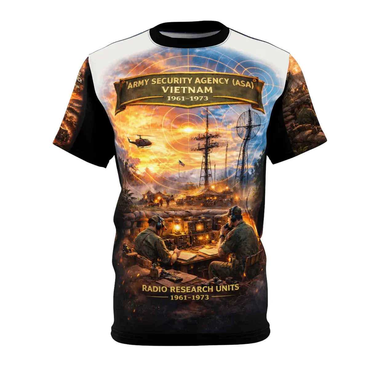Army Security Agency Vietnam Tribute Tee — "Eyes & Ears Of The Army" 1