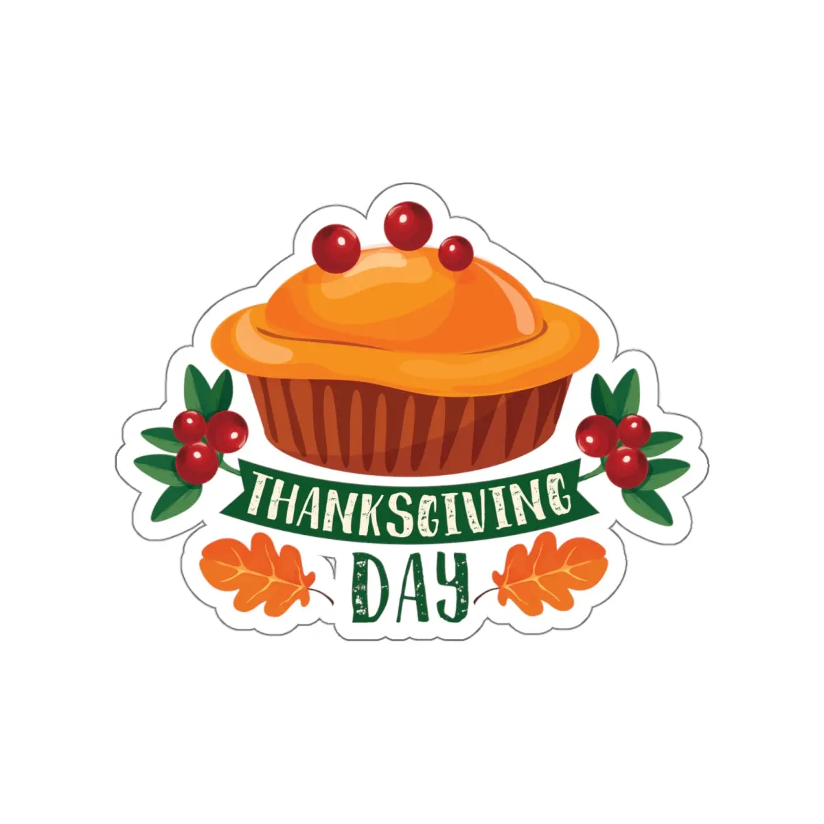 Die-Cut Stickers - Thanksgiving Day - Pie 4