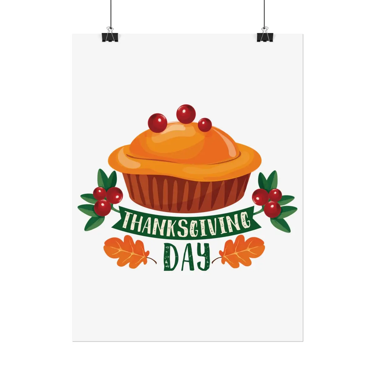 Rolled Poster - Thanksgiving Day - Pie 5