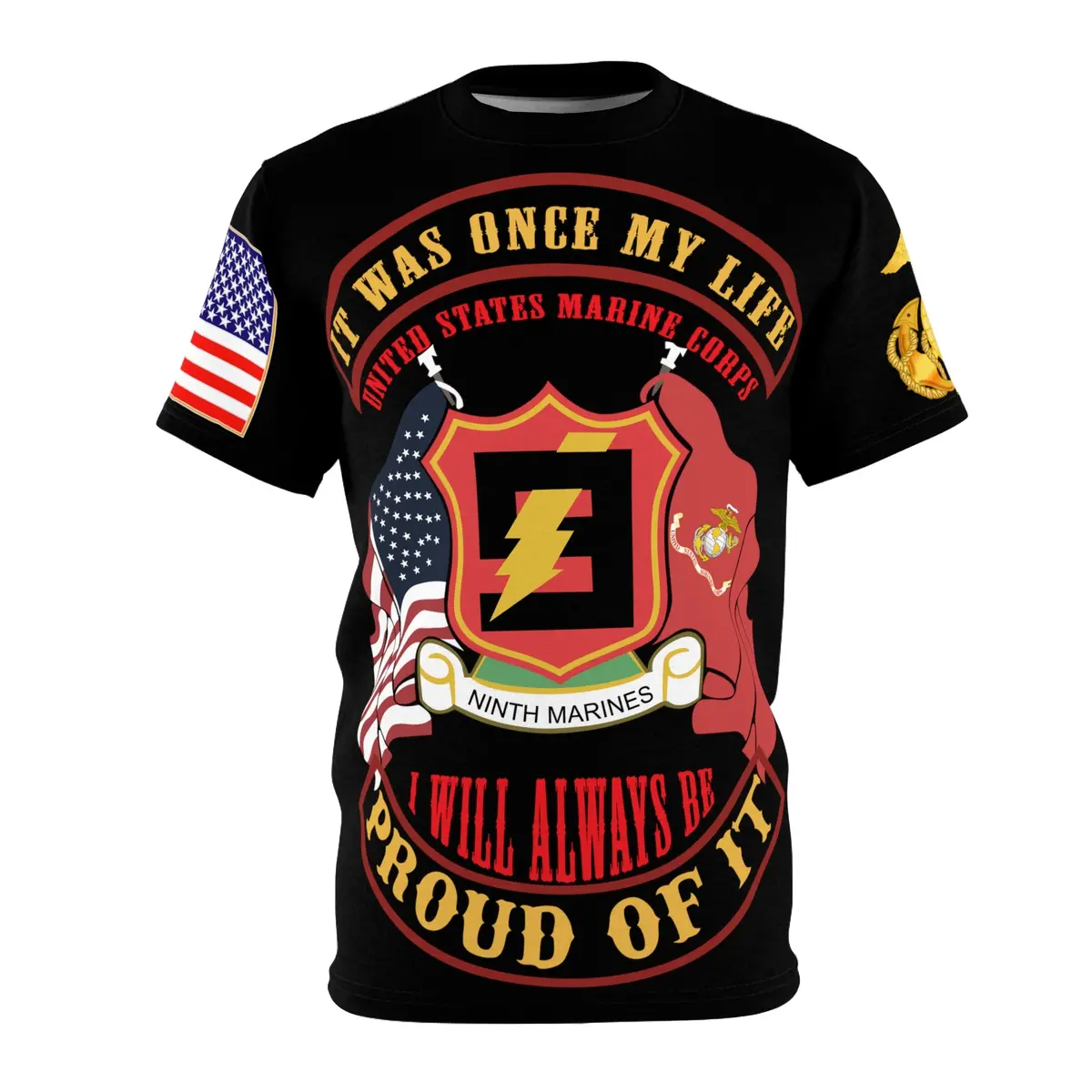 Aop - It Was Once My Life, 9Th Marine Regiment  - I Will Always Be Proud Of It - Usmc 1