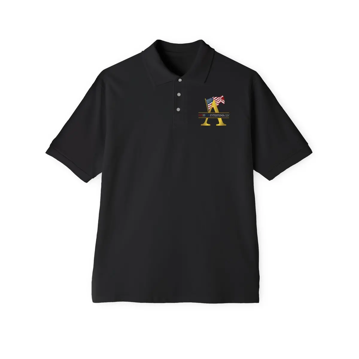 Men's Piqué Polo - American Enterprises Official Logo 2