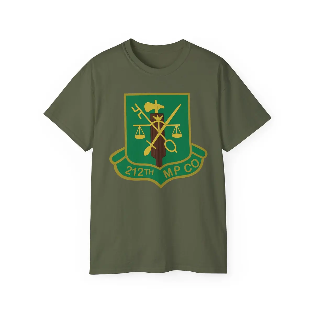Unisex Ultra Cotton Tee - Army - 212Th Military Police Company - Dui Wo Txt X 300 13