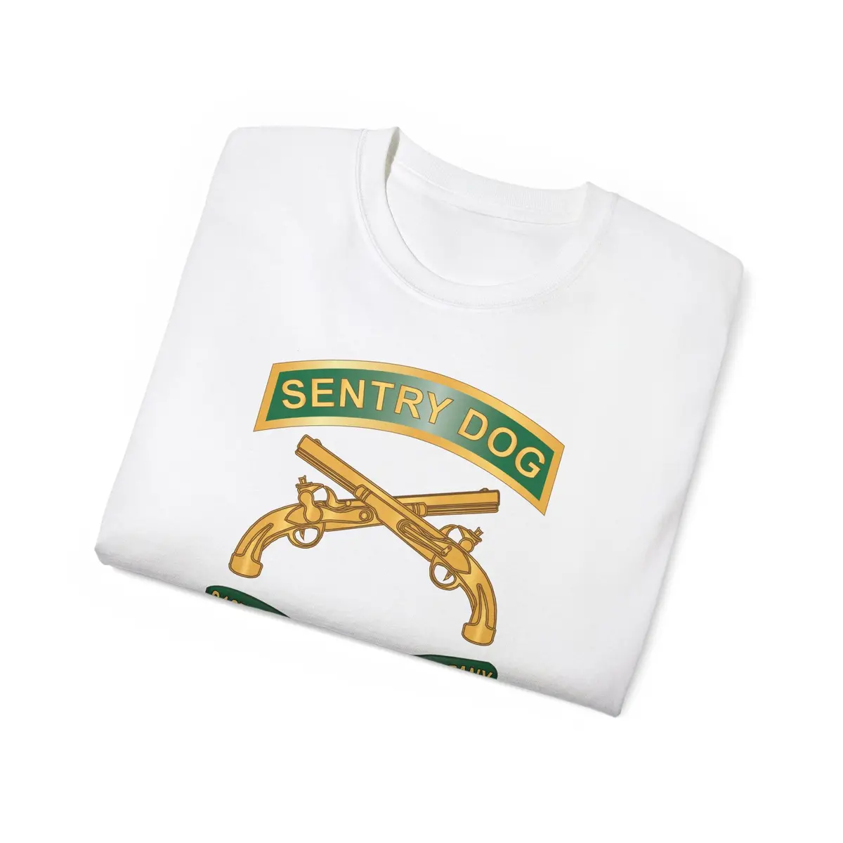 Unisex Ultra Cotton Tee - Army - Sentry Dog - 212Th Military Police Company W Br - Ribbon X 300 19