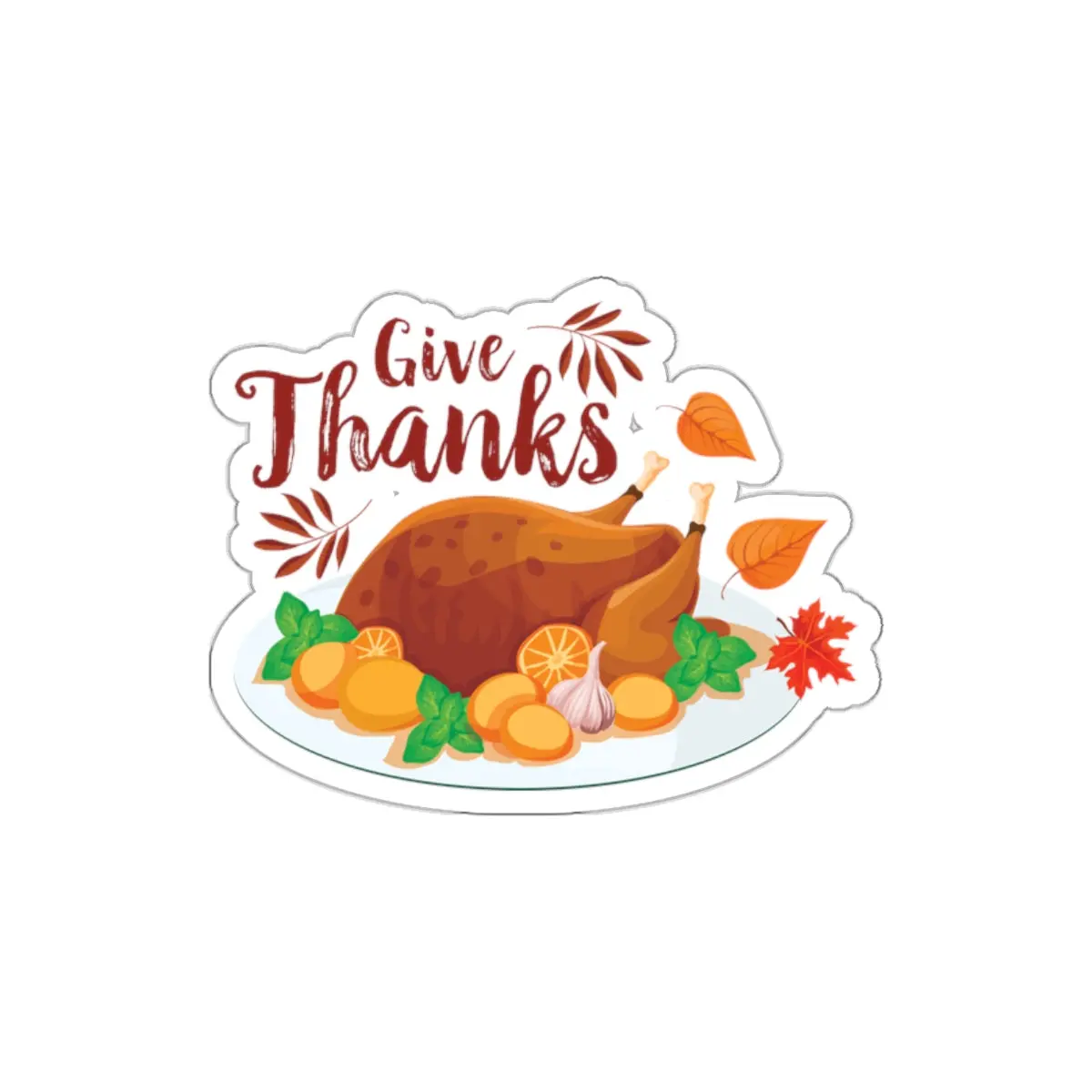 Die-Cut Stickers - Give Thanks 1