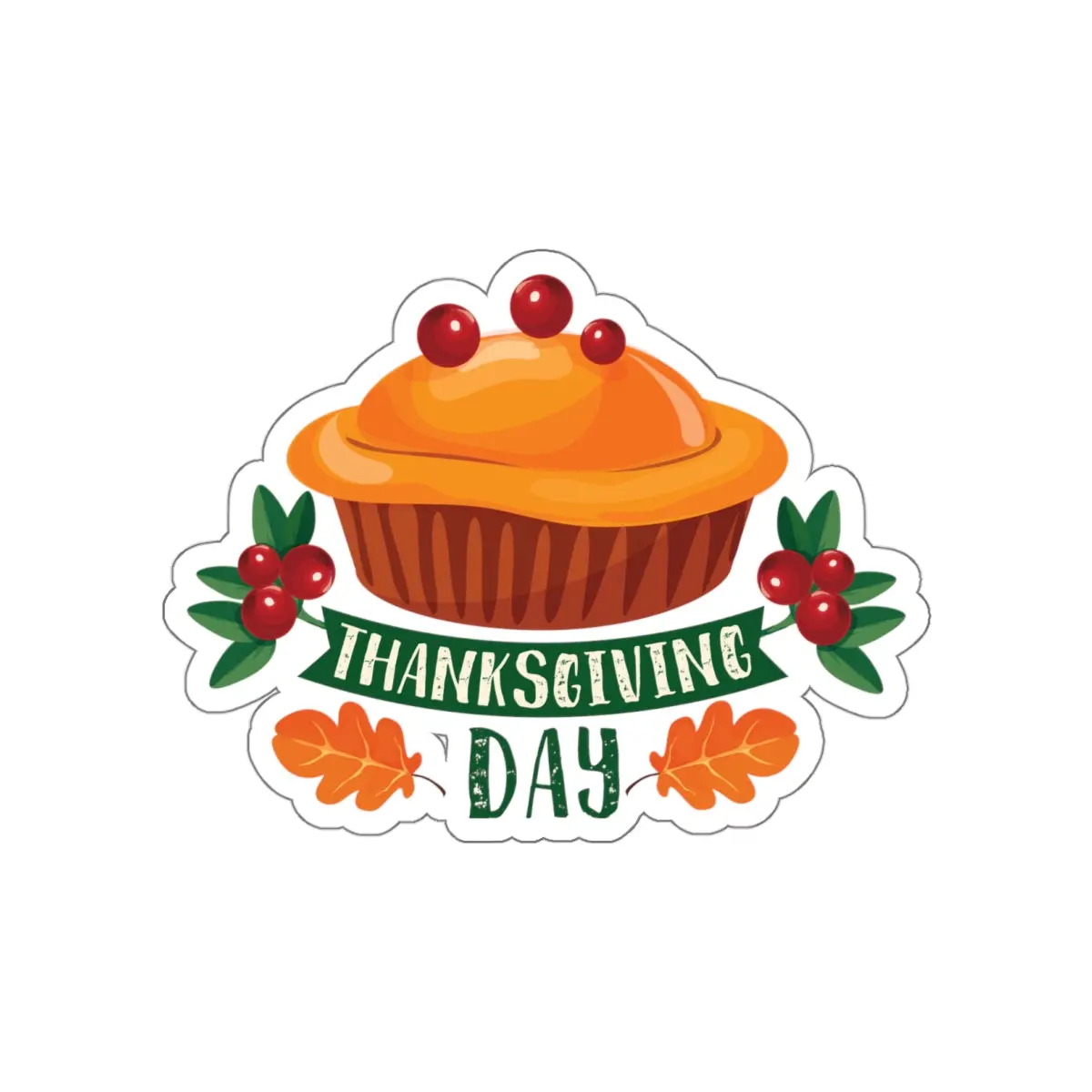 Die-Cut Stickers - Thanksgiving Day - Pie 3