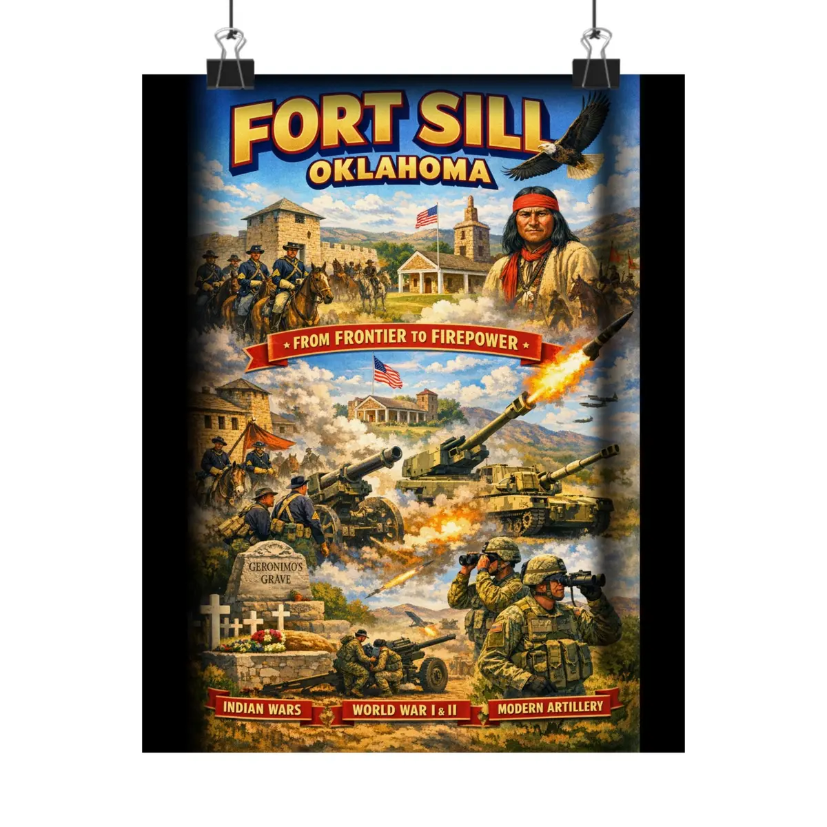 Matte Poster - Fort Sill, Oklahoma - Poster 1