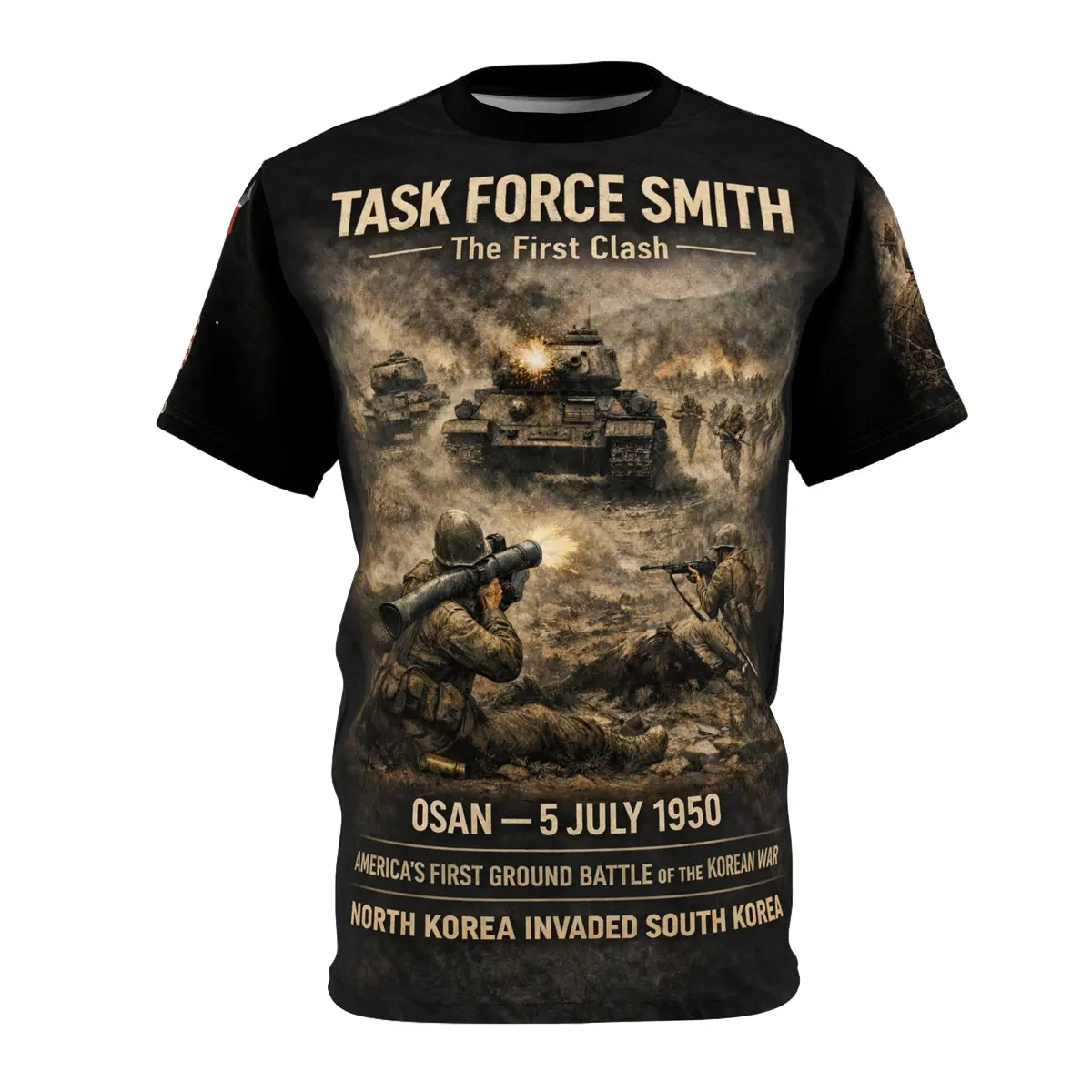 Korean War 'Task Force Smith - First Fight' Tribute Tee 1