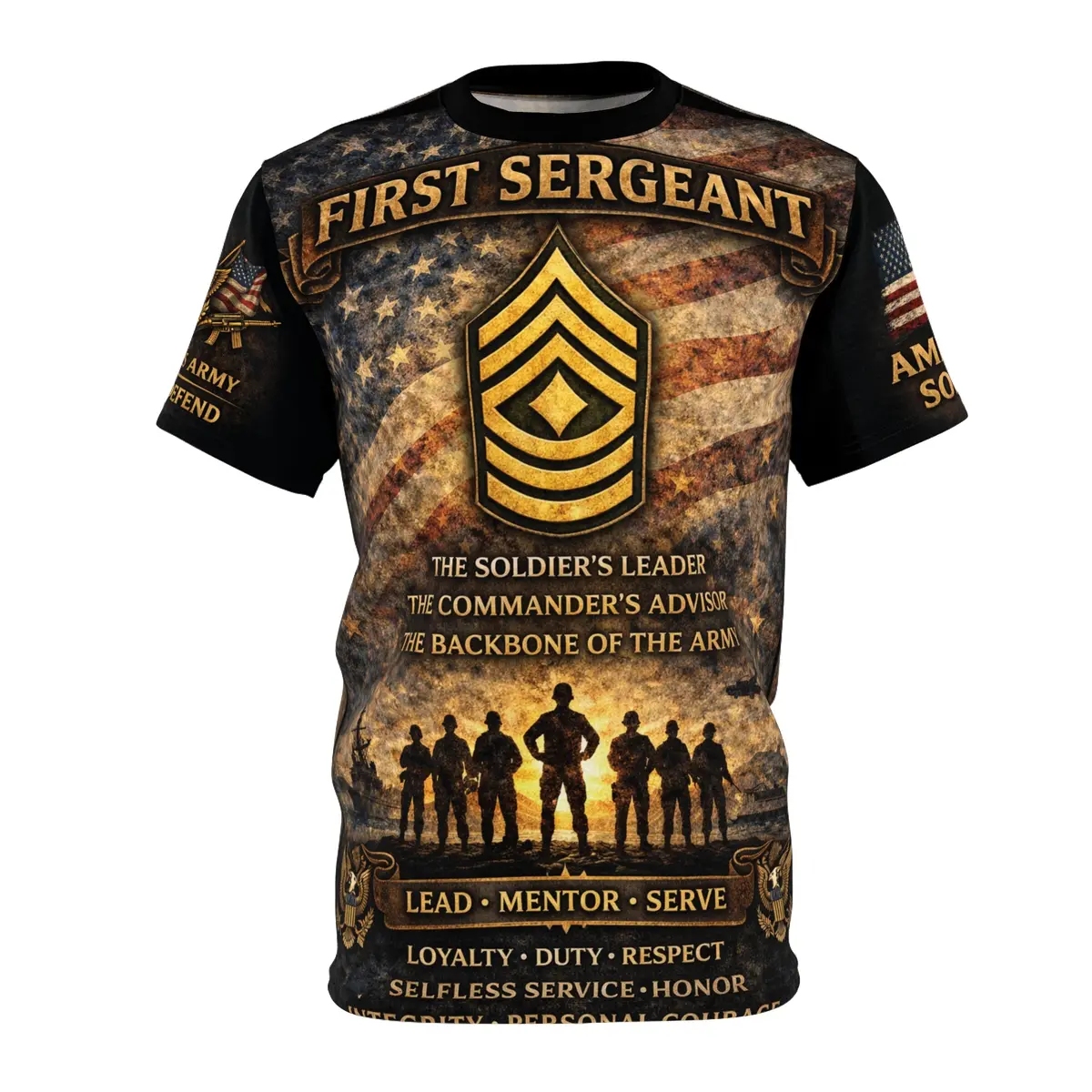 First Sergeant Tribute Tee — "American Soldier" 1