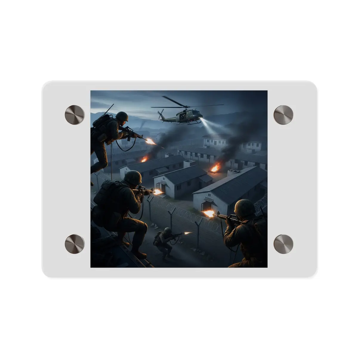 Acrylic Wall Art Panel - Son Tay Rescue During The Vietnam War 1