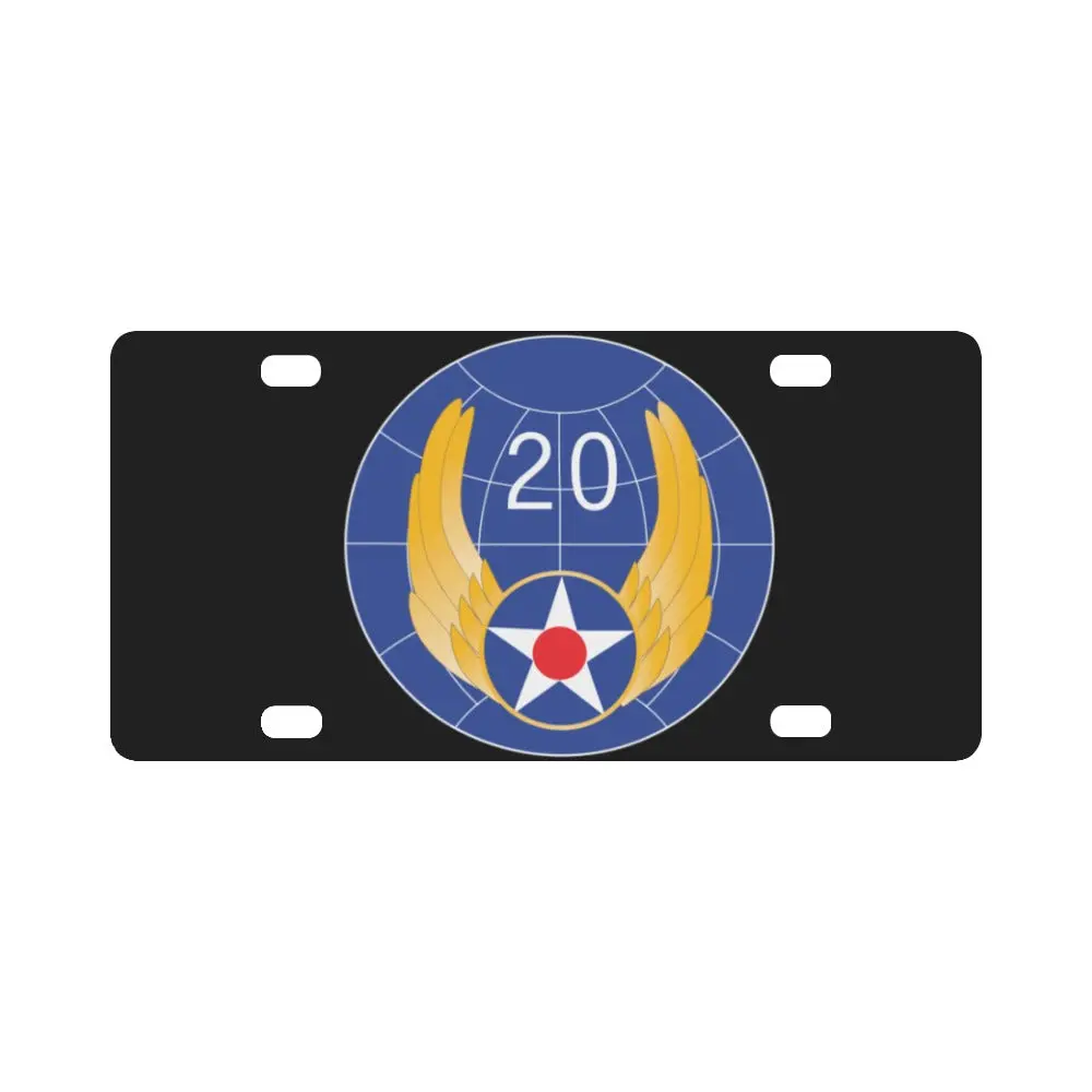 Ssi - Aac - 20Th Air Force Wo Txt X 300 Classic License Plate 1