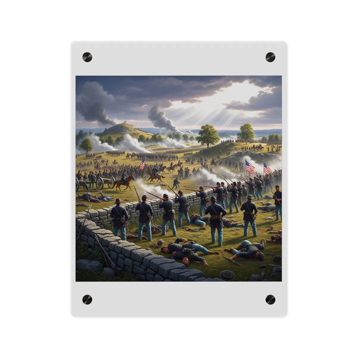 Acrylic Wall Art Panel - Battle Of Gettysburg 7