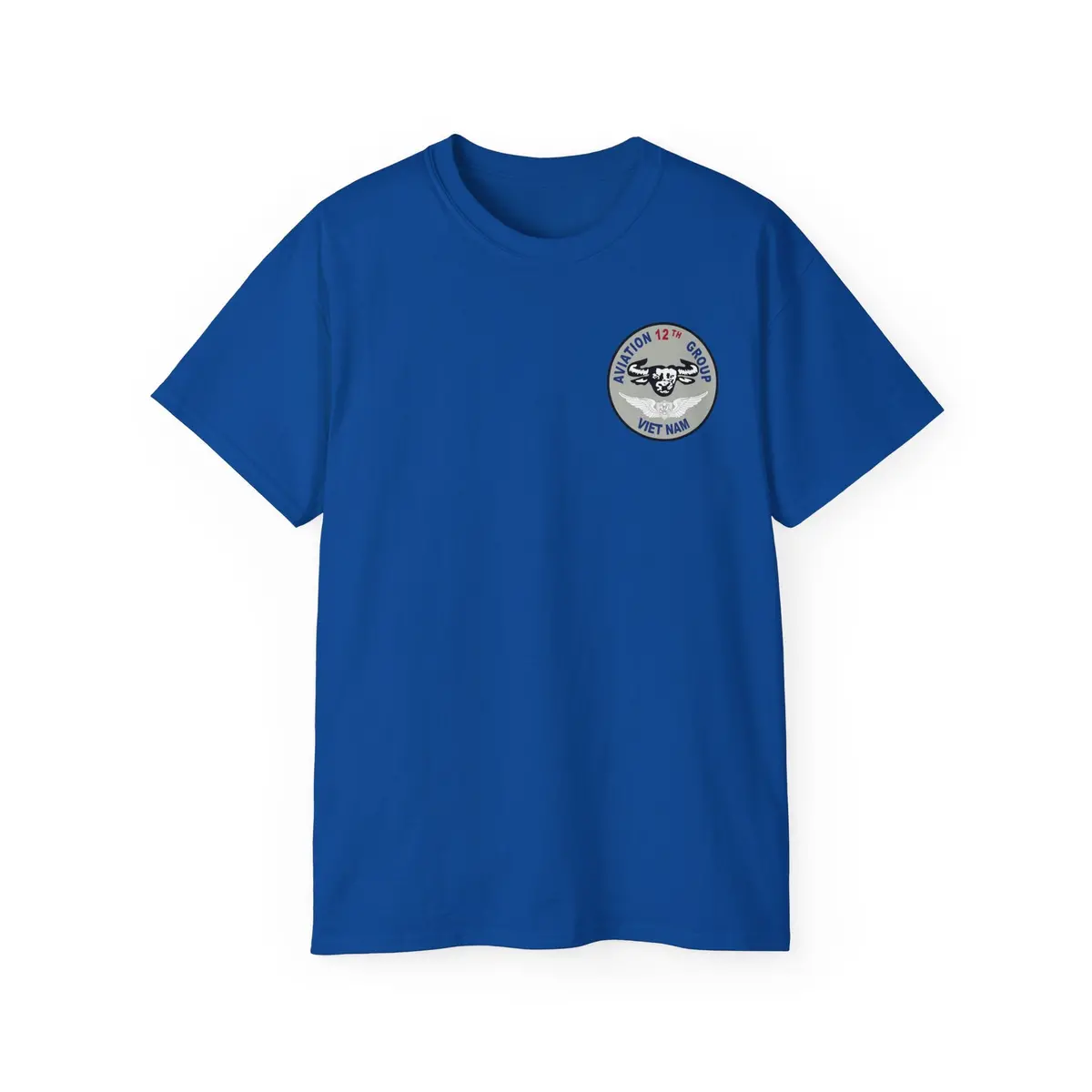 Unisex Ultra Cotton Tee - Vietnam Combat Aviation Vet W Air Crew Badges - 12Th Aviation Group - Vietnam - Ssi - Sgt Howard Meyers - 1968-1969 Svc X 300 49