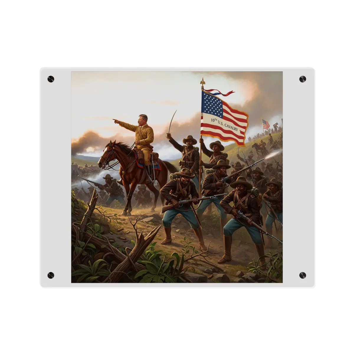 Acrylic Wall Art Panel - Charge Up Janjuan Hill 4