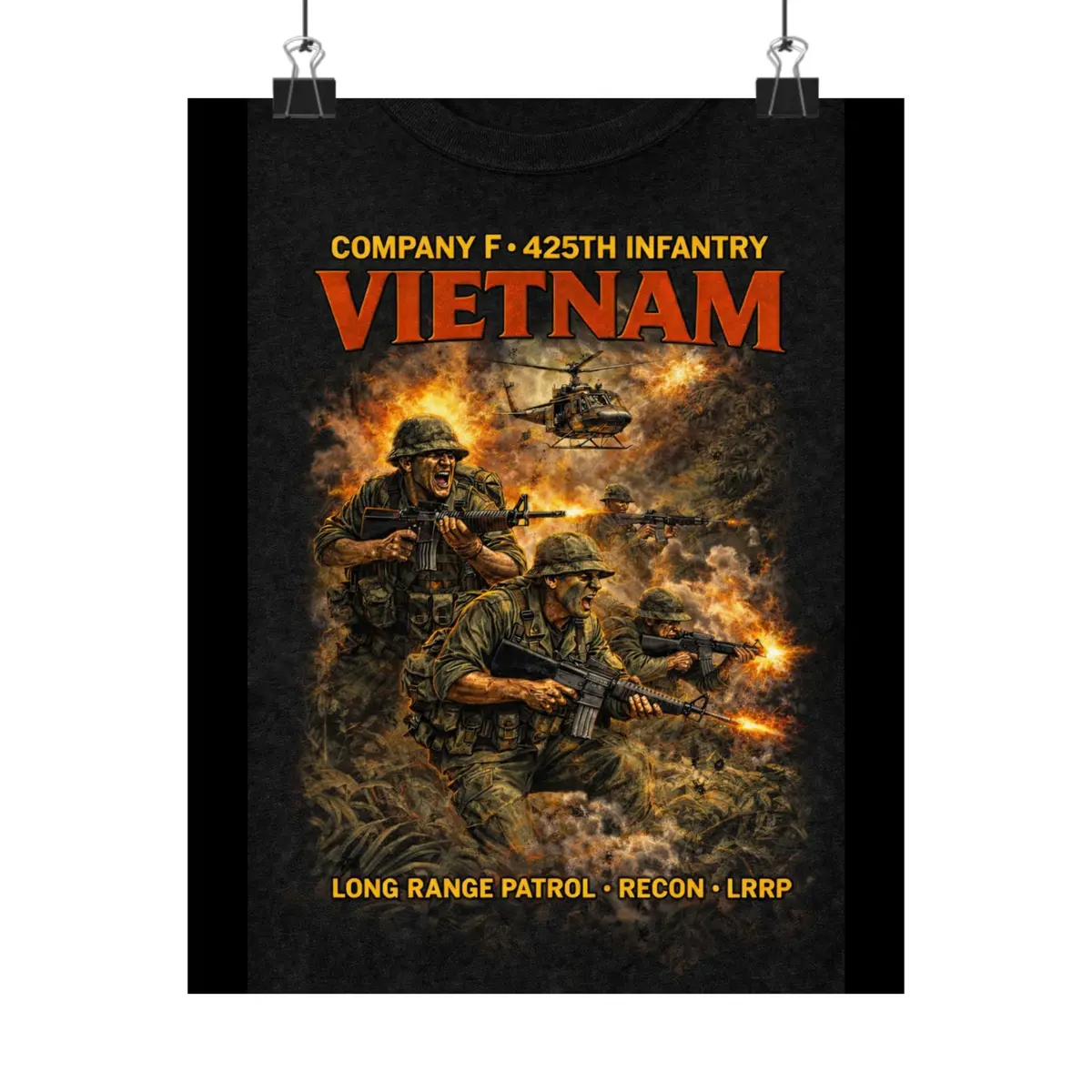 Matte Poster - Combat In The Vietnam War 1